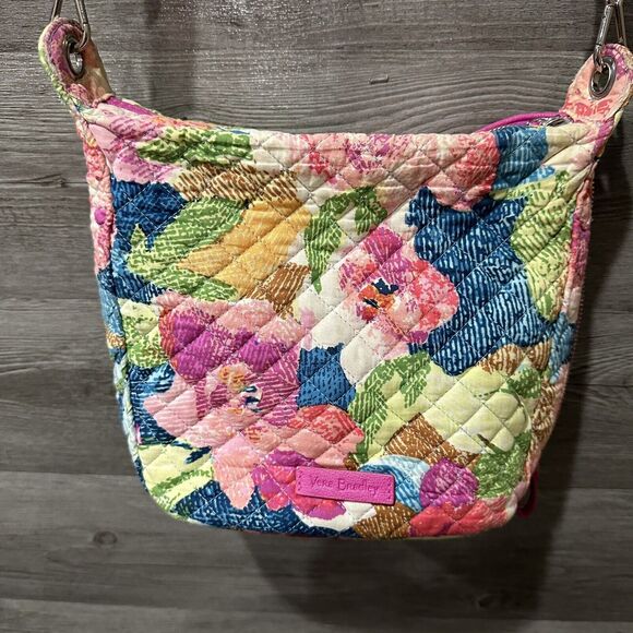 Vera Bradley Carson Mini Hobo Crossbody Superbloom - Picture 1 of 8